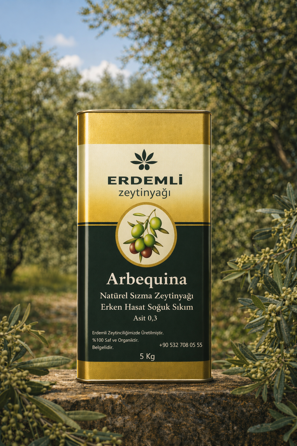 Arbequina zeytinyağı üst görsel 1